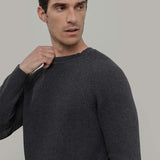 Maglia cotone uomo - Maglioncino di cotone uomo - Moda Circolare made in Itay Rifò