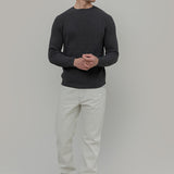 Maglia cotone uomo - Maglioncino di cotone uomo - Moda Circolare made in Itay Rifò