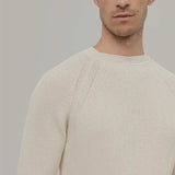 Maglia cotone uomo - Maglioncino di cotone uomo - Moda Circolare made in Itay Rifò