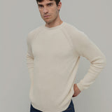 Maglia cotone uomo - Maglioncino di cotone uomo - Moda Circolare made in Itay Rifò