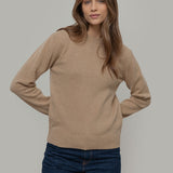 Maglia Girocollo Donna Cashmere Rigenerato Edda - Rifò Lab Moda circolare made in Italy