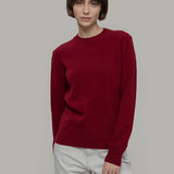 Maglia Girocollo Donna Cashmere Rigenerato Edda - Rifò Lab Moda circolare made in Italy
