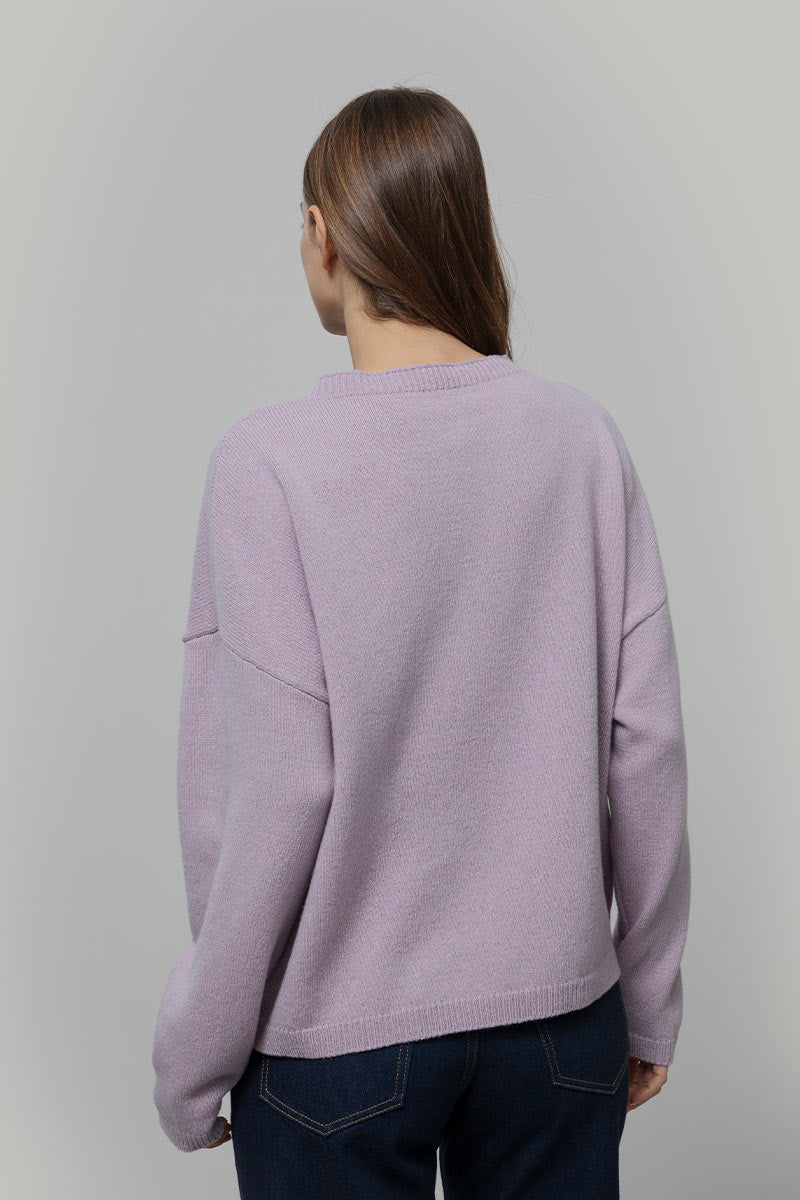 Maglione Oversize Donna Cashmere Lilla Marilena - Rifò
Lilla Lavanda