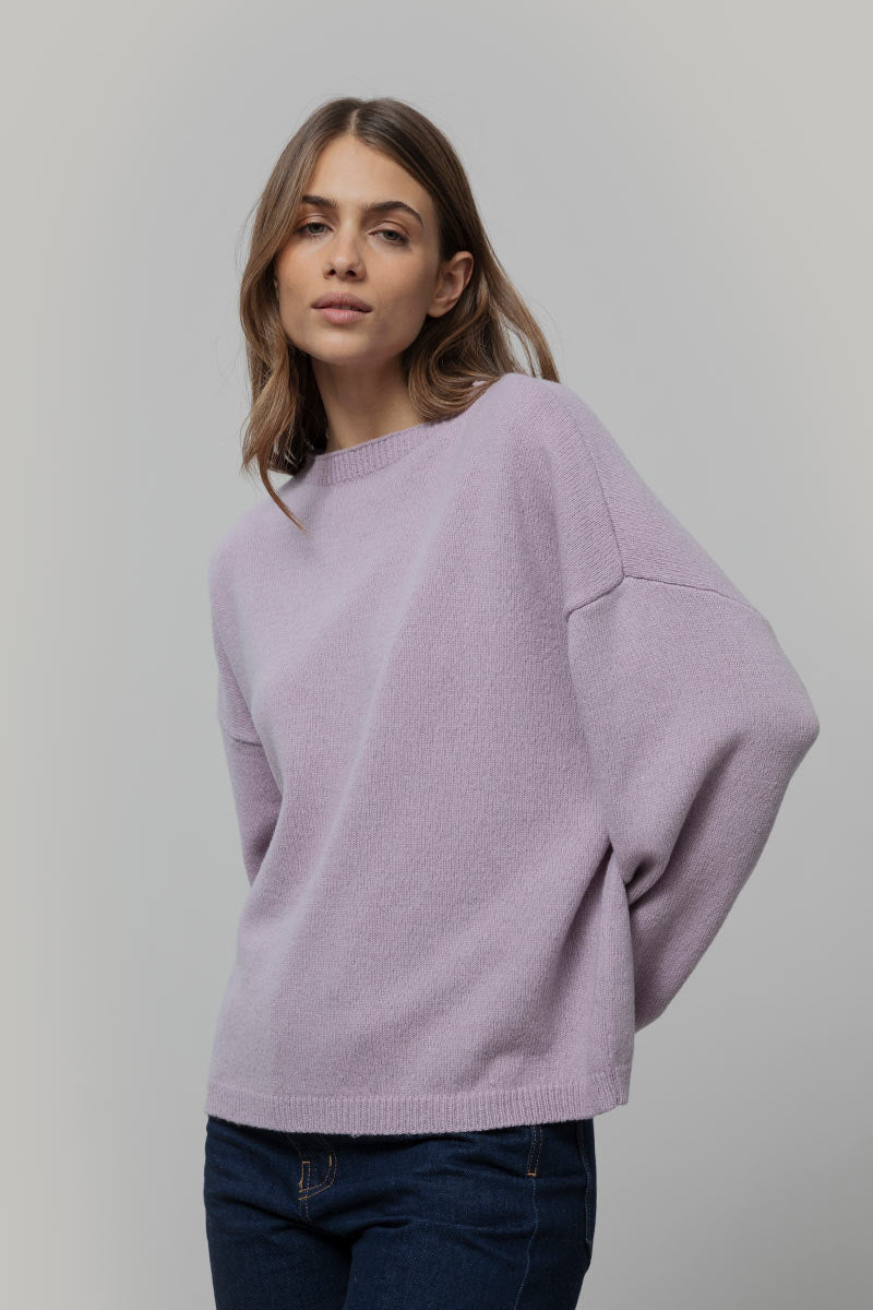 Maglione Oversize Donna Cashmere Lilla Marilena - Rifò
Lilla Lavanda