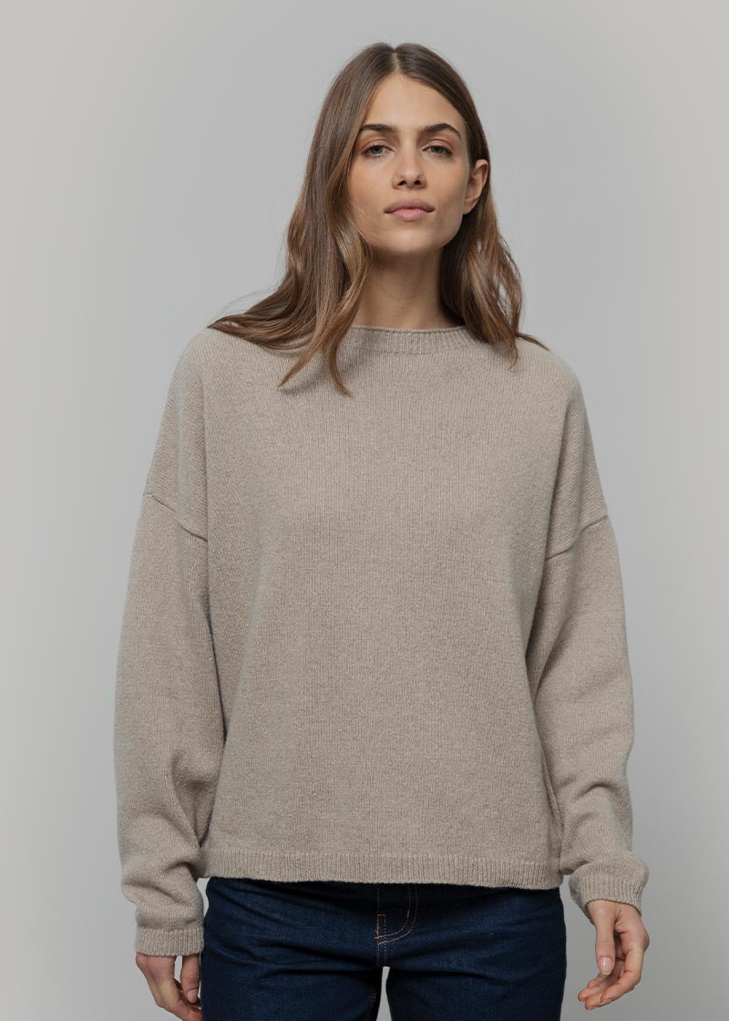 Maglione Oversize Donna Cashmere Lilla Marilena - Rifò
Beige Sabbia