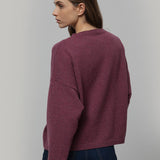 Maglione Oversize Donna Cashmere Lilla Marilena - Rifò
Rosso Marsala