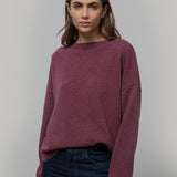 Maglione Oversize Donna Cashmere Lilla Marilena - Rifò
Rosso Marsala