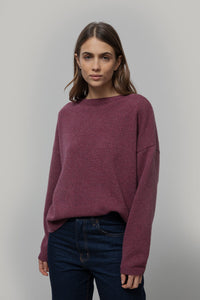 Maglione Oversize Donna Cashmere Lilla Marilena - Rifò
Rosso Marsala