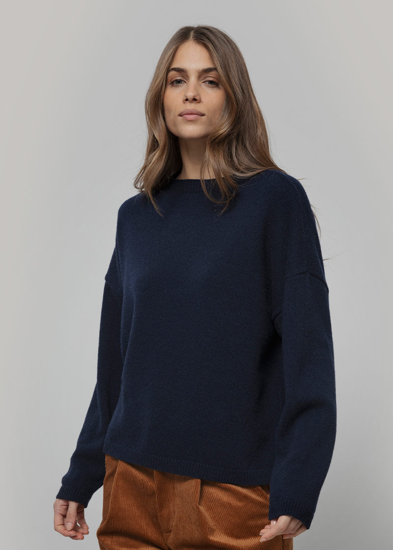 Maglione Oversize Donna Cashmere Lilla Marilena - Rifò
Blu Mora