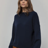 Maglione Oversize Donna Cashmere Lilla Marilena - Rifò
Blu Mora