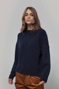 Maglione Oversize Donna Cashmere Lilla Marilena - Rifò
Blu Mora