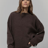 Maglione Oversize Donna Cashmere Lilla Marilena - Rifò
Marrone Corteccia