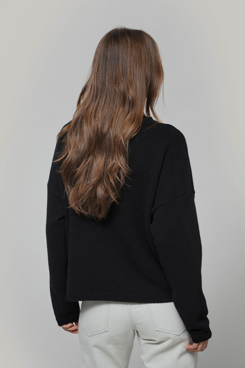 Maglione Oversize Donna Cashmere Lilla Marilena - Rifò
Nero Ardesia