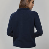 Maglione Polo Donna Lana con Bottoni Demetra - Rifò Lab Moda circolare made in Italy