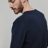 Maglione Scollo a V Uomo Cashmere Riciclato Flavio - Rifò Lab Moda circolare made in Italy
Blu Mora
