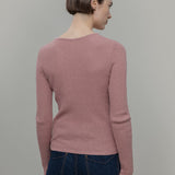 Maglia Seta Donna Nausicaa - Maglia scollo a barca con fiocco donna seta rigenerata - Rifò moda circolare made in Italy