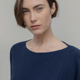 Maglia Seta Donna Daya - Maglia scollo a barca donna seta rigenerata - Rifò moda circolare made in Italy