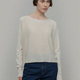 Maglia Seta Donna Daya - Maglia scollo a barca donna - Rifò moda circolare made in Italy