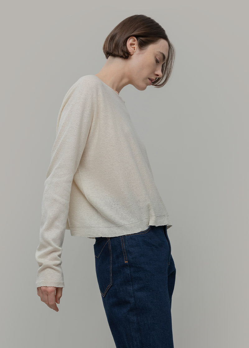 Maglia Seta Donna Daya - Maglia scollo a barca donna - Rifò moda circolare made in Italy