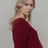 Maglia Donna Cashmere Rigenerato Ester - Rifò Lab Moda circolare made in Italy