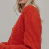 Maglia Scollo a V Donna Lana Manon - Rifò Lab Moda circolare made in Italy