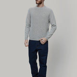 Maglione Uomo Alpaca Riciclata Grigio Silvano - Rifò Lab Moda circolare made in Italy
