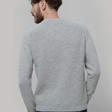 Maglione Uomo Alpaca Riciclata Grigio Silvano - Rifò Lab Moda circolare made in Italy