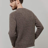 Maglione Uomo Alpaca Riciclata Marrone Silvano - Rifò Lab Moda circolare made in Italy