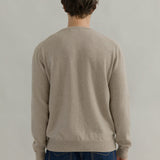 Maglia Girocollo Cashmere Rigenerato Uomo Beige - Rifò