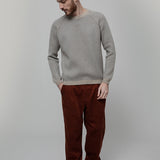 Maglione Cashmere Uomo Invernale Girocollo Amedeo - Rifò Lab Moda circolare made in Italy
Bicolor Beige Grigio