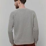 Maglione Cashmere Uomo Invernale Girocollo Amedeo - Rifò Lab Moda circolare made in Italy
Bicolor Beige Grigio