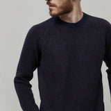 Maglione Cashmere Uomo Invernale Girocollo Amedeo - Rifò Lab Moda circolare made in Italy
Bicolor Blu Marrone 