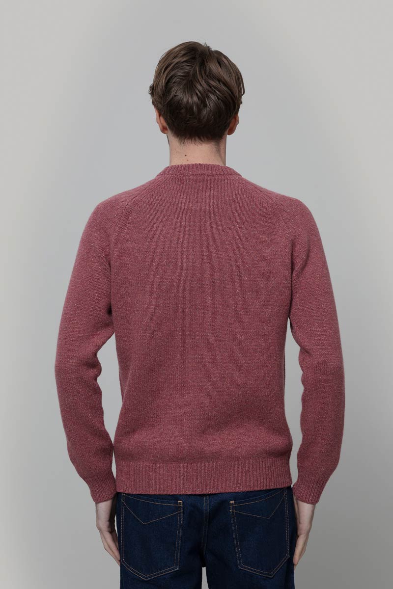 Maglia Cashmere Uomo Donegal Girocollo Biagio - Rifò Lab Moda circolare made in Italy