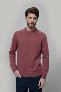 Maglia Cashmere Uomo Donegal Girocollo Biagio - Rifò Lab Moda circolare made in Italy