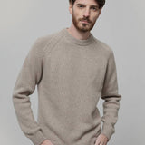 Maglia Cashmere Uomo Donegal Girocollo Biagio - Rifò Lab Moda circolare made in Italy