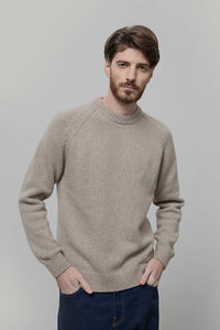 Maglia Cashmere Uomo Donegal Girocollo Biagio - Rifò Lab Moda circolare made in Italy