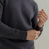 Maglione Cashmere Girocollo Uomo Romeo - Rifò Lab Moda circolare made in Italy
Blu Violato