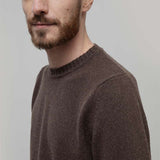 Maglione Cashmere Girocollo Uomo Romeo - Rifò Lab Moda circolare made in Italy
Marrone Corteccia