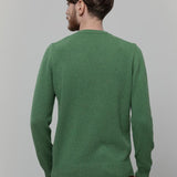 Maglione Cashmere Girocollo Uomo Romeo - Rifò Lab Moda circolare made in Italy
Verde Bietola