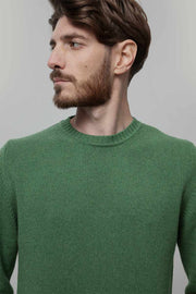 Maglione Cashmere Girocollo Uomo Romeo - Rifò Lab Moda circolare made in Italy
Verde Bietola