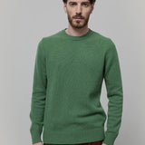 Maglione Cashmere Girocollo Uomo Romeo - Rifò Lab Moda circolare made in Italy
Verde Bietola