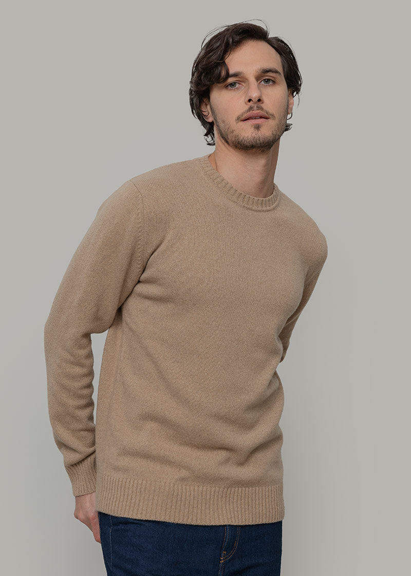 Maglia Uomo Cashmere Rigenerato Romeo - Rifò Lab Moda circolare made in Italy