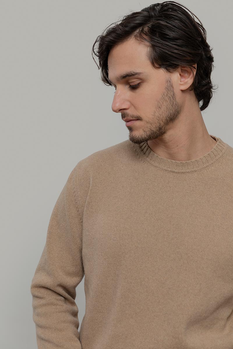 Maglia Uomo Cashmere Rigenerato Romeo - Rifò Lab Moda circolare made in Italy