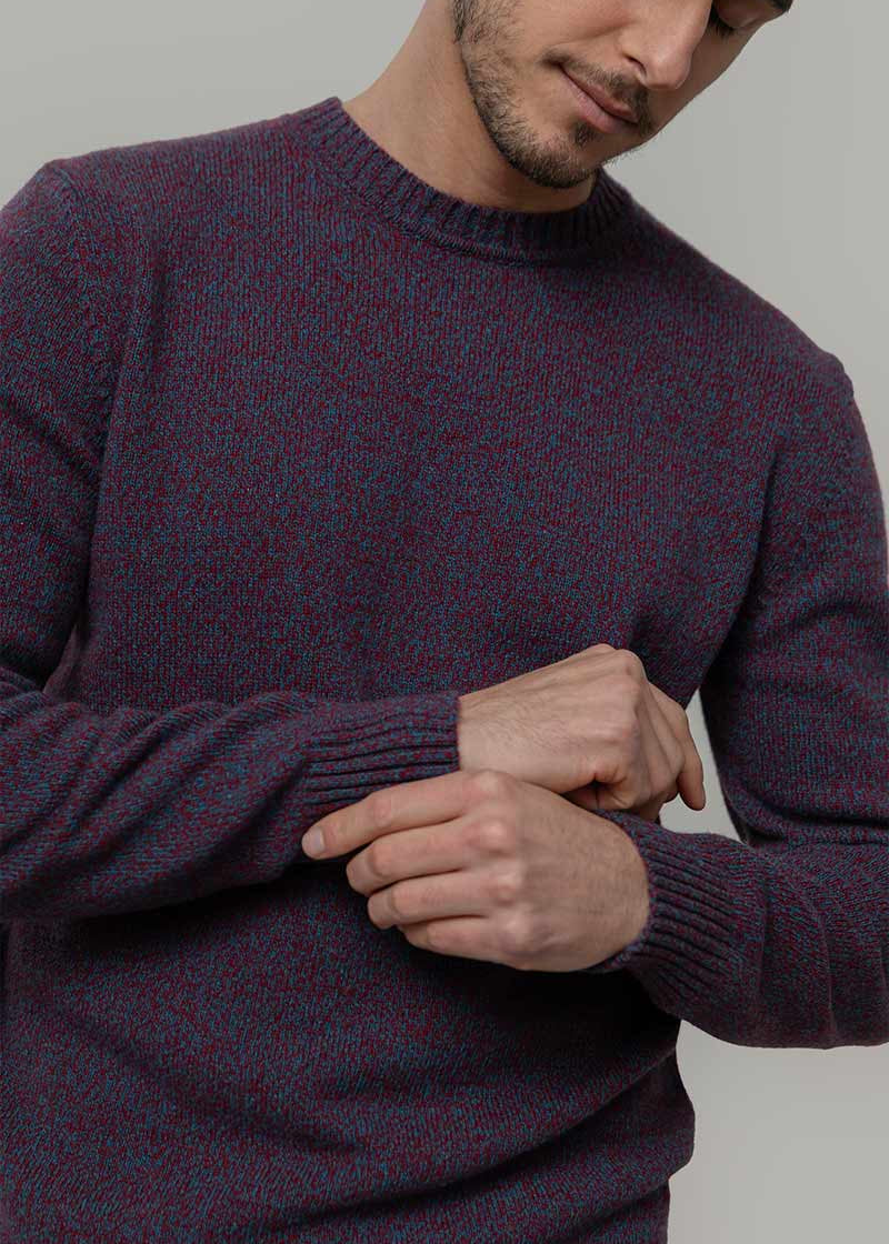 Maglia Uomo Cashmere Rigenerato Romeo - Rifò Lab Moda circolare made in Italy