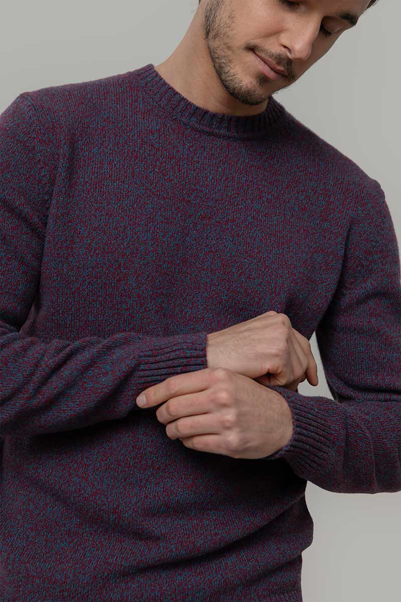 Maglia Uomo Cashmere Rigenerato Romeo - Rifò Lab Moda circolare made in Italy
