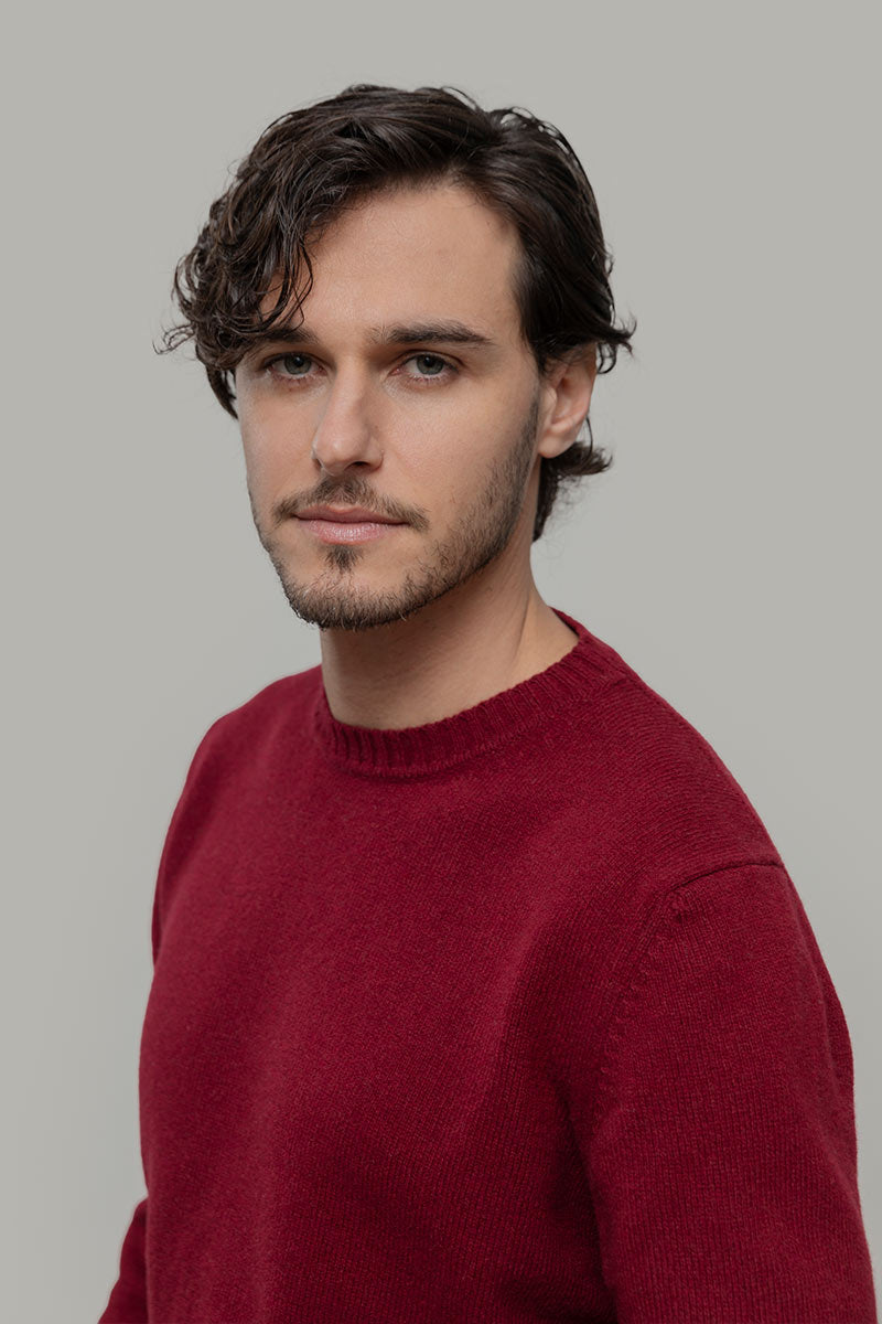 Maglia Uomo Cashmere Rigenerato Romeo - Rifò Lab Moda circolare made in Italy