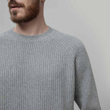 Maglione Girocollo Uomo Cashmere Sante - Rifò Lab Moda circolare made in Italy
Grigio Calce