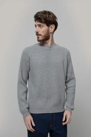 Maglione Girocollo Uomo Cashmere Sante - Rifò Lab Moda circolare made in Italy
Grigio Calce