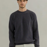 Maglione Girocollo Uomo Cashmere Sante - Rifò Lab Moda circolare made in Italy
Blu Violato