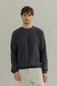 Maglione Girocollo Uomo Cashmere Sante - Rifò Lab Moda circolare made in Italy
Blu Violato
